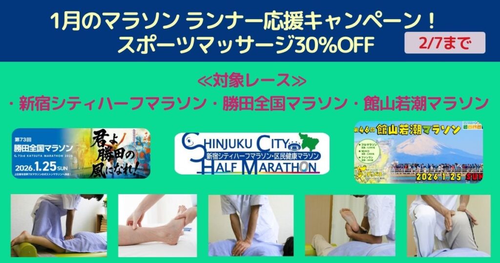快体健歩1月のマラソンランナー応援キャンペーン